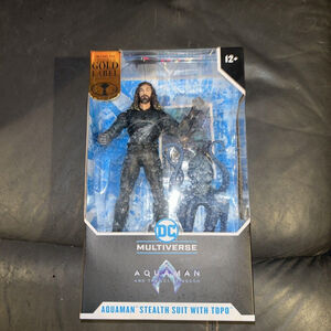 McFarland DC MULTIVERSE Aquaman Stealth Suit With Topo Gold Label Collection